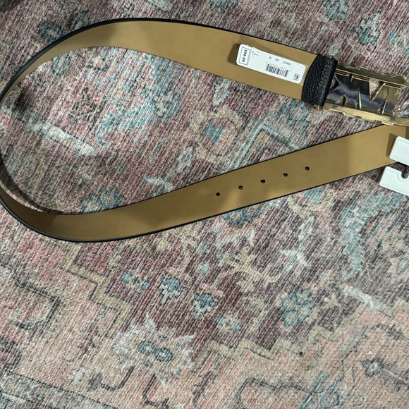 NWT Original MICHAEL KORS Signature Buckle Belt medium Leather black - Picture 9 of 9